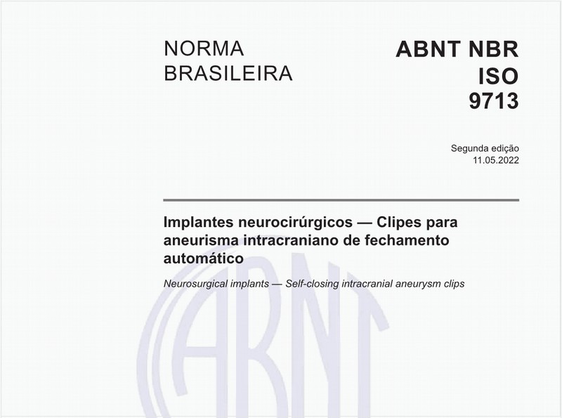 Implantes neurocirúrgicos - Clipes para aneurisma intracraniano de fechamento automático - 