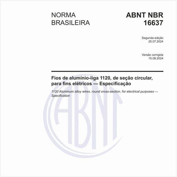 Fios de alumínio-liga 1120, de seção circular, para fins elétricos — Especificação