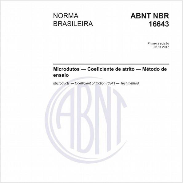 Microdutos - Coeficiente de atrito - Método de ensaio