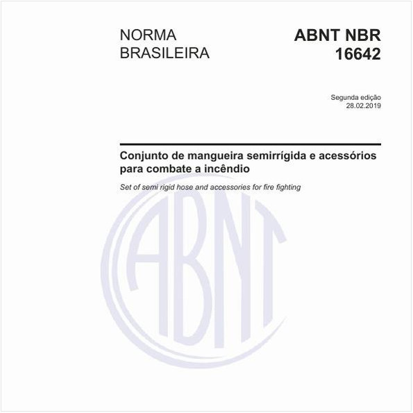 Conjunto de mangueira semirrígida e acessórios para combate a incêndio