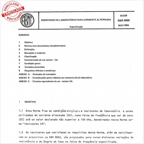 Resistores de laboratório para corrente alternada