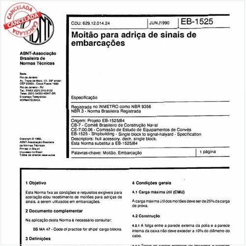 Moitão para ádrica de sinais de embarcações