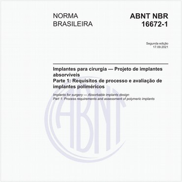 NBR16672-1 de 09/2021