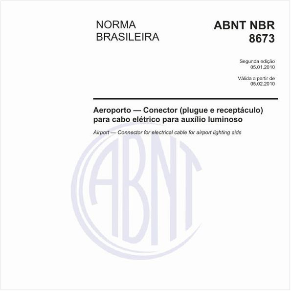 Aeroporto — Conector (plugue e receptáculo) para cabo elétrico para auxílio luminoso
