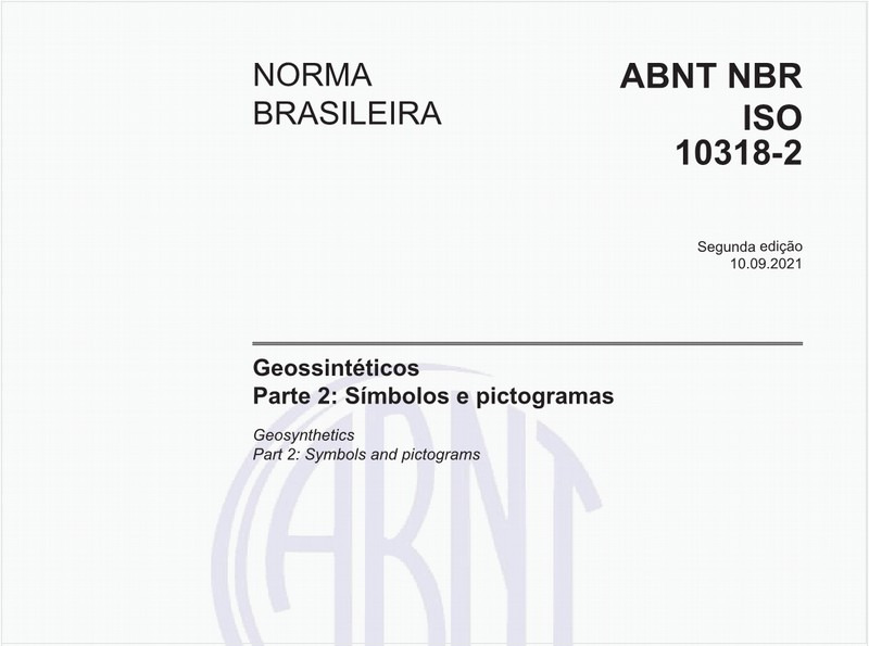 Geossintéticos - Parte 2: Símbolos e pictogramas