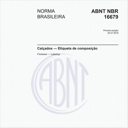 Calçados - Etiqueta de composição