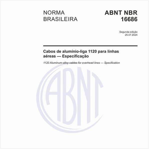 Cabos de alumínio-liga 1120 para linhas aéreas — Especificação