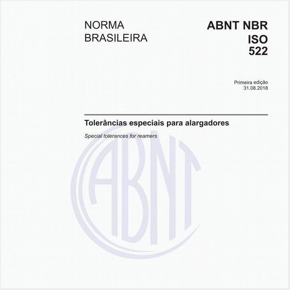 Tolerâncias especiais para alargadores