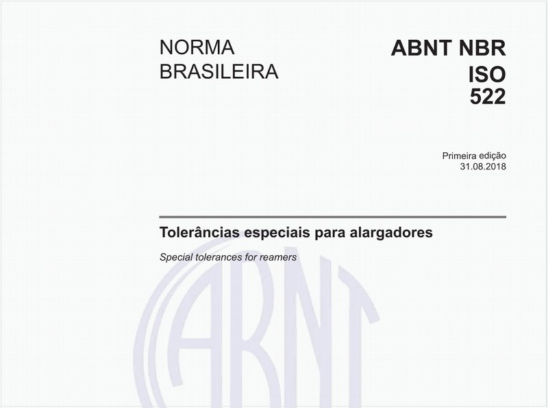 Tolerâncias especiais para alargadores