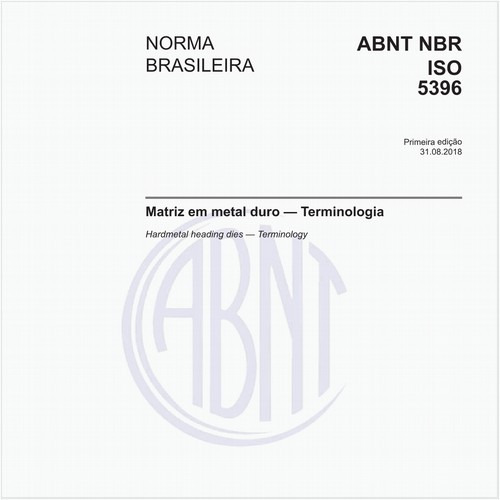 Matriz em metal duro - Terminologia