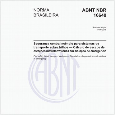 NBR16640 de 09/2018