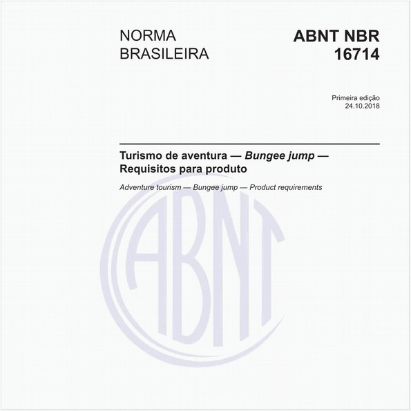 Turismo de aventura - Bungee jump - Requisitos para produto