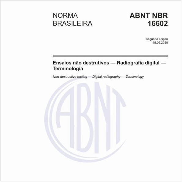 Ensaios não destrutivos - Radiografia digital - Terminologia