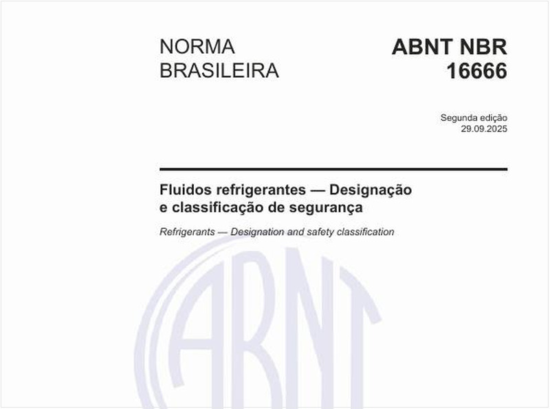 Fluidos refrigerantes — Designação e classificação de segurança