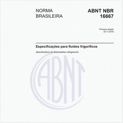 Especificações para fluidos frigoríficos