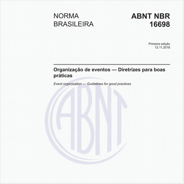 Organização de eventos - Diretrizes para boas práticas