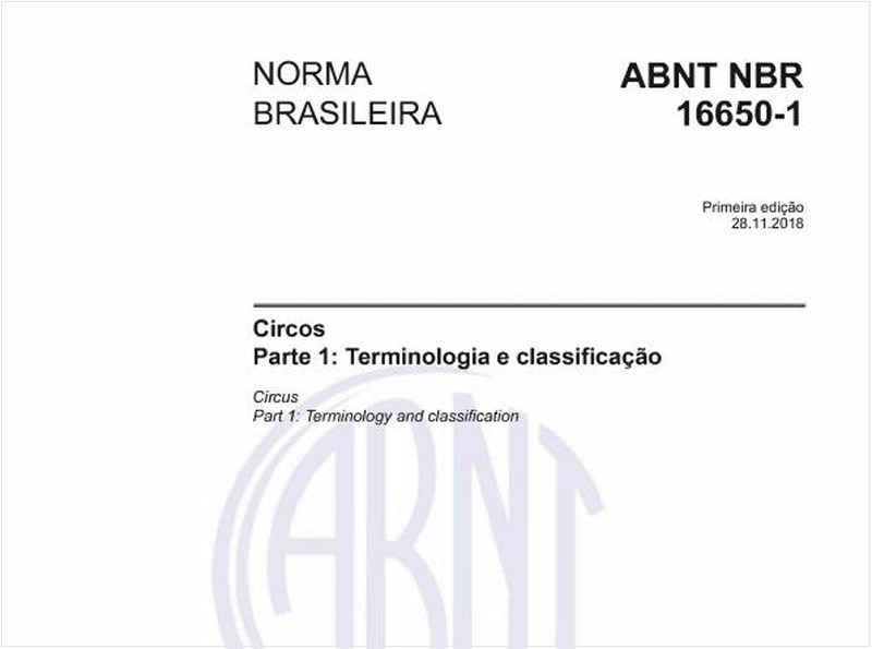 Circos - Parte 1: Terminologia e classificação