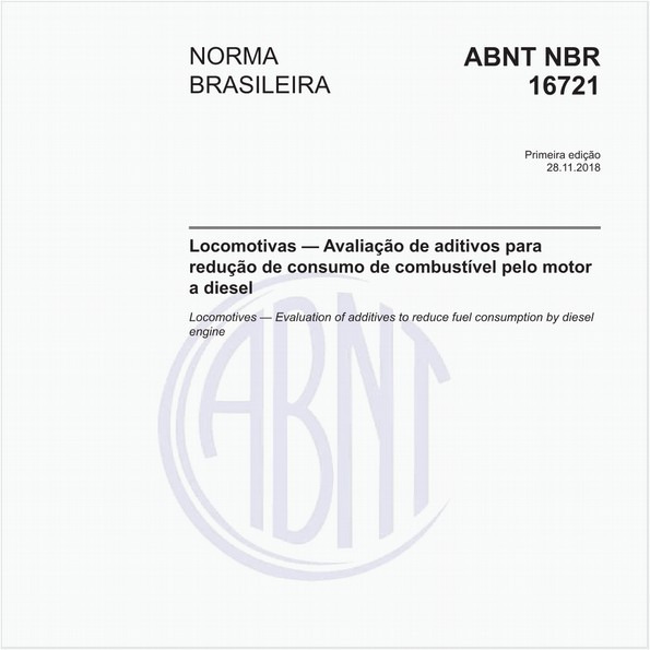 Locomotivas - Avaliação de aditivos para redução de consumo de combustível pelo motor a diesel