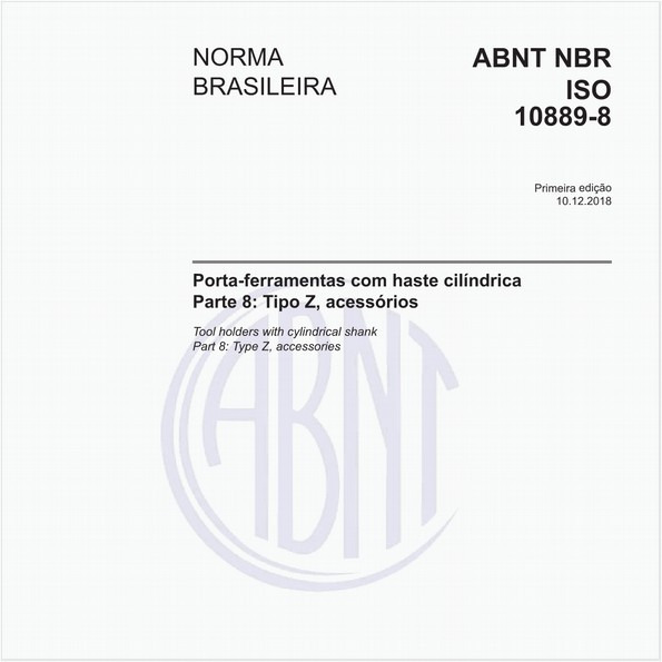 Porta-ferramentas com haste cilíndrica - Parte 8: Tipo Z, acessórios