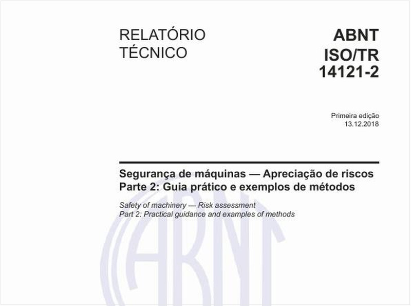 Segurança de máquinas — Apreciação de riscos - Parte 2: Guia prático e exemplos de métodos