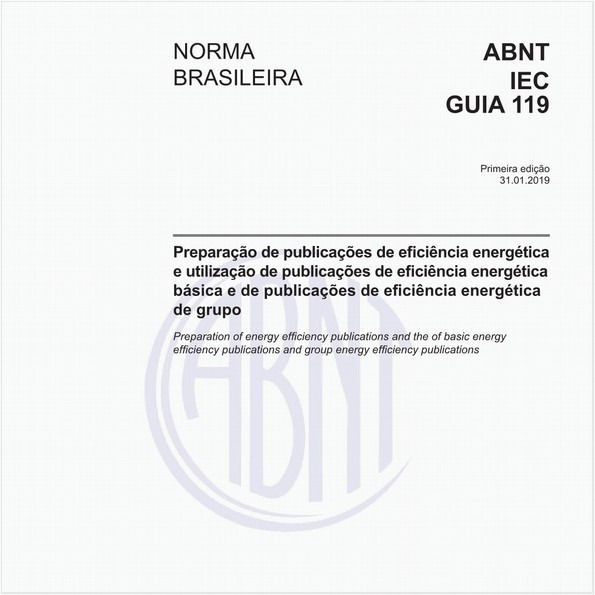 Preparação de publicações de eficiência energética e utilização de publicações de eficiência energética básica e de publicações de eficiência energética de grupo