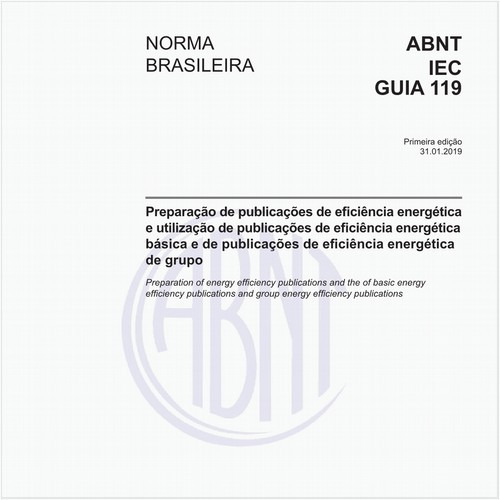 Preparação de publicações de eficiência energética e utilização de publicações de eficiência energética básica e de publicações de eficiência energética de grupo