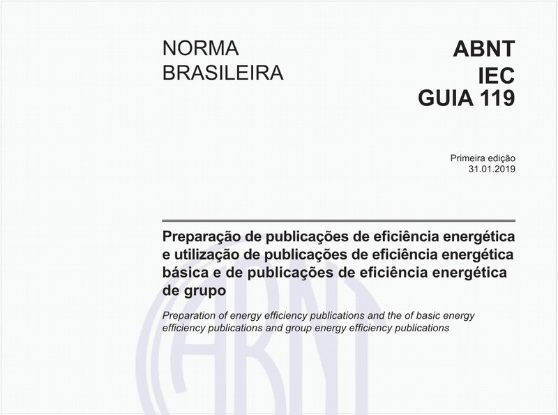 Preparação de publicações de eficiência energética e utilização de publicações de eficiência energética básica e de publicações de eficiência energética de grupo