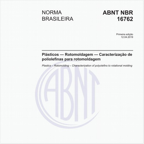 Plásticos — Rotomoldagem — Caracterização de poliolefinas para rotomoldagem