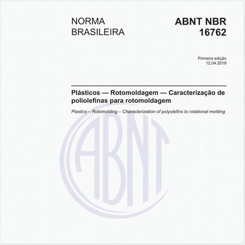 Plásticos — Rotomoldagem — Caracterização de poliolefinas para rotomoldagem