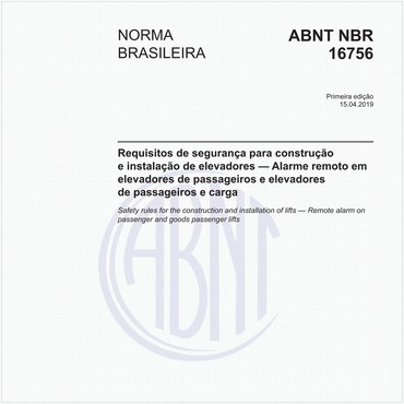 NBR16756 de 04/2019