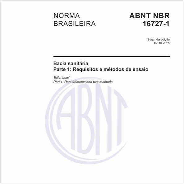 Bacia sanitária - Parte 1: Requisitos e métodos de ensaio