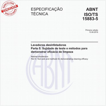 ABNT ISO/TS15883-5 de 06/2019