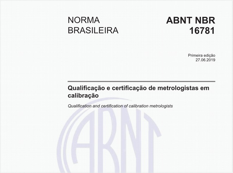 Qualificação e certificação de metrologistas em calibração