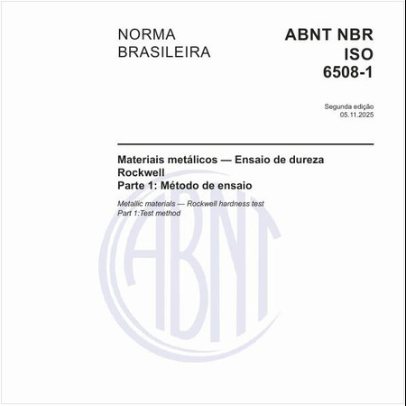 Materiais metálicos — Ensaio de dureza Rockwell - Parte 1: Método de ensaio