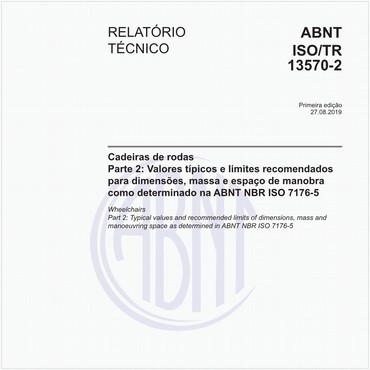 ABNT ISO/TR13570-2 de 08/2019