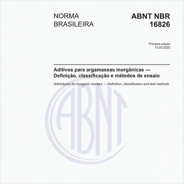NBR16826 de 03/2020
