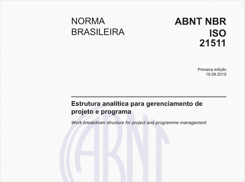 Estrutura analítica para gerenciamento de projeto e programa