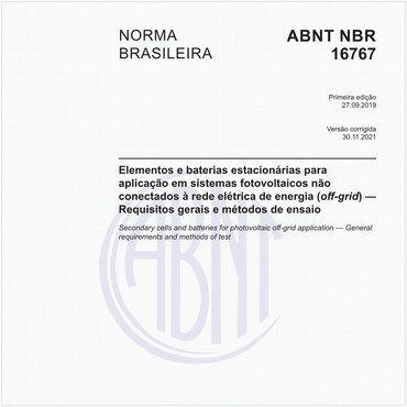 NBR16767 de 09/2019