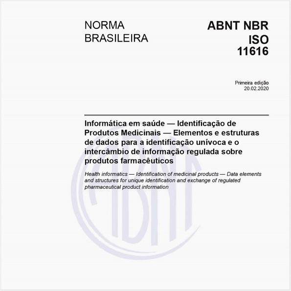 Informática em saúde - Identificação de de dados para a identificação unívoca e o intercâmbio de informação regulada sobre