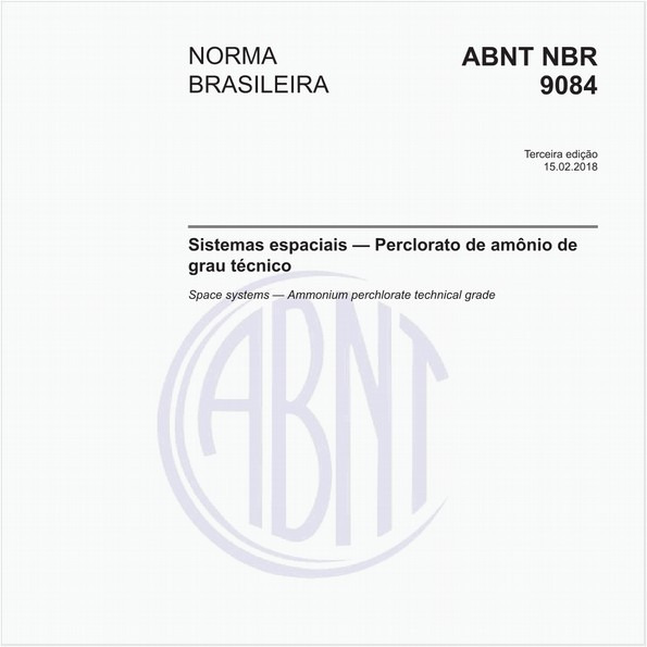 Sistemas espaciais - Perclorato de amônio de grau técnico