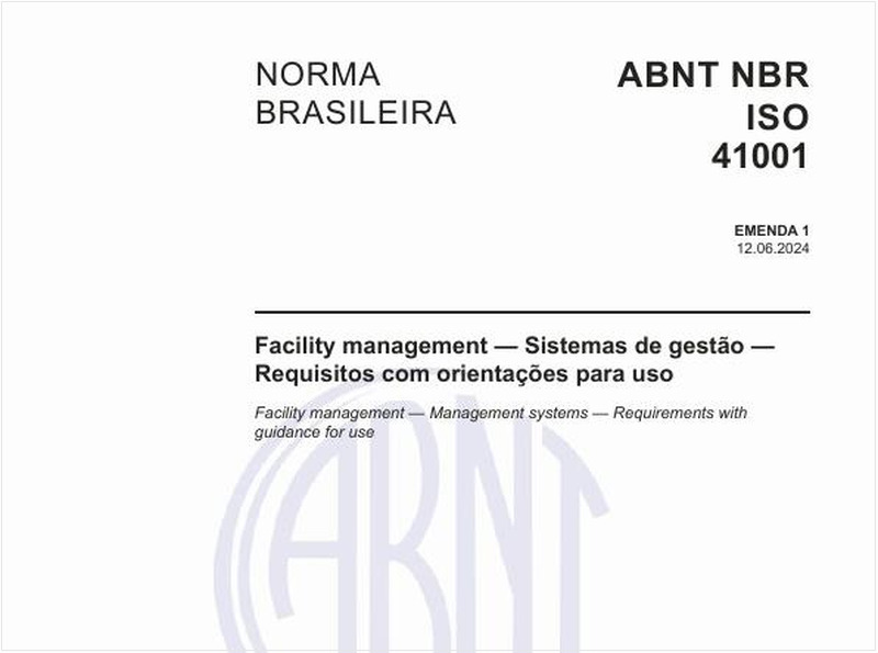 Facility management — Sistemas de gestão — Requisitos com orientações para uso