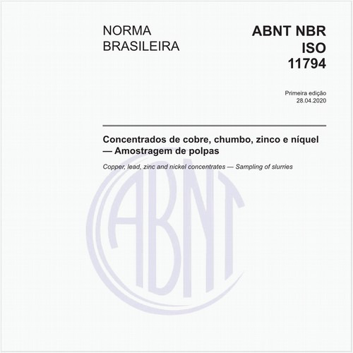 Concentrados de cobre, chumbo, zinco e níquel — Amostragem de polpas