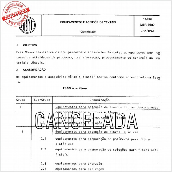 Equipamentos e acessórios têxteis