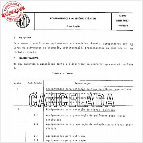 Equipamentos e acessórios têxteis