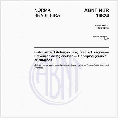 Sistemas de distribuição de água em edificações — Prevenção de legionelose — Princípios gerais e orientações