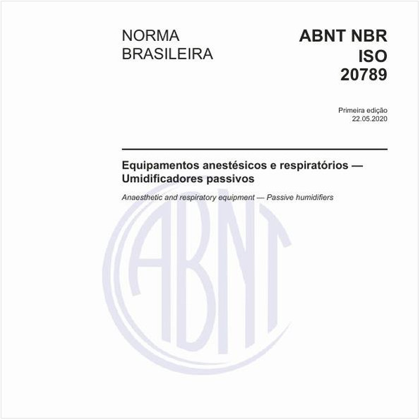 Equipamentos anestésicos e respiratórios — Umidificadores passivos