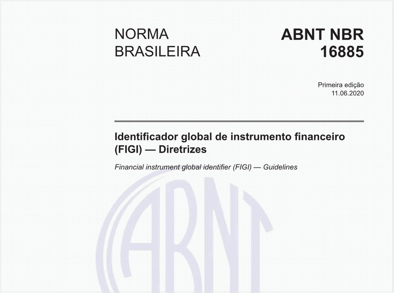 Identificador global de instrumento financeiro (FIGI) - Diretrizes