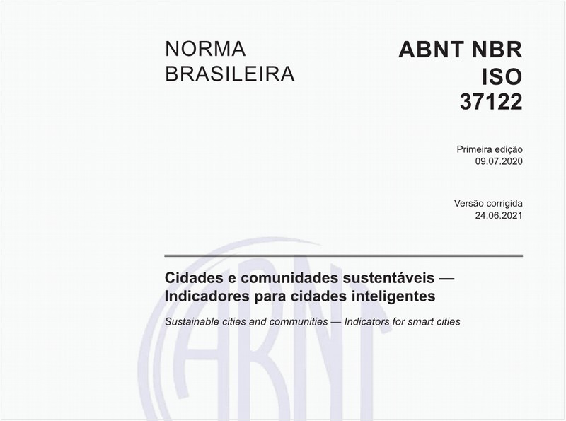 Cidades e comunidades sustentáveis — Indicadores para cidades inteligentes