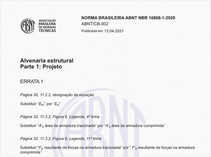 Alvenaria estrutural - Parte 1: Projeto