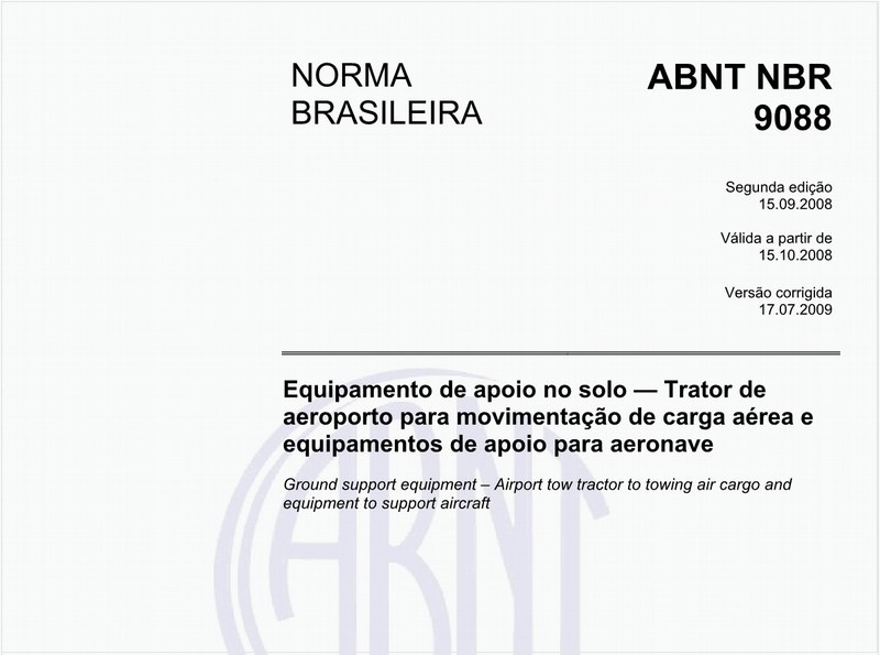 Equipamento de apoio no solo - Trator de aeroporto para movimentação de carga aérea e equipamentos de apoio para aeronave